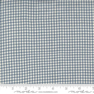 French General Woven Ginghams | Woad | Pearl 21
