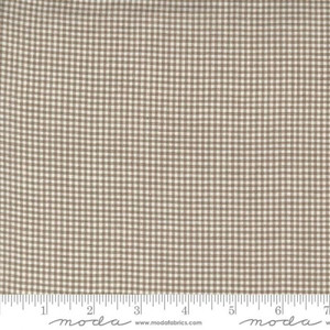 French General Woven Ginghams | Stone | Pearl 18
