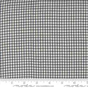 French General Woven Ginghams | Indigo | Pearl 24