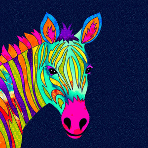 On Safari Zebra Panel | Lewis & Irene On Safari Zebra Panel | Lewis & Irene