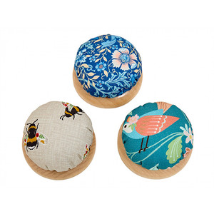 Woodblock Pin Cushion 7cm Woodblock Pin Cushion 7cm