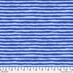 Comb Stripe in Blue | Kaffe Fassett Collective | per 10cm