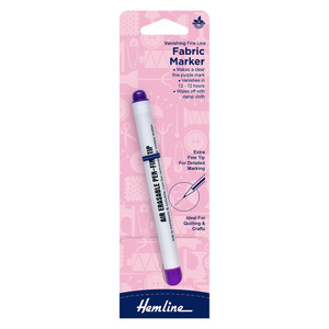 Vanishing Fabric Marker in Purple - Fine Tip