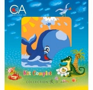 Whale Children's Tapestry Kit | Collection D'Art