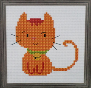 Ginger Kitten Cross Stitch Kit | Crazy Cats by Zweigart Designs Ginger Kitten Cross Stitch Kit | Crazy Cats by Zweigart Designs