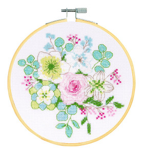 DMC Cross Stitch Kit | Winter Bouquet DMC Cross Stitch Kit | Winter Bouquet