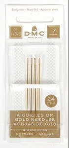 DMC Four Embroidery Sharp Needles | size 1-3-5 DMC Four Embroidery Sharp Needles | size 1-3-5