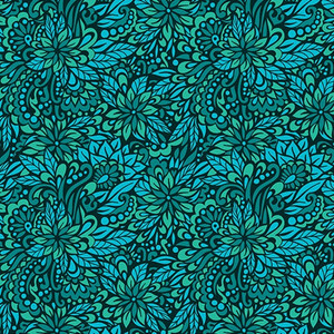 Peaceful Garden in Teal | Gratitude and Grace by Pat Sloan | per 10cm