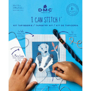 DMC Tapestry Kit | Polo the Badger DMC Tapestry Kit | Polo the Badger