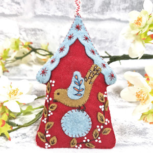 Folk Birdhouse Felt Craft Mini Kit Folk Birdhouse Felt Craft Mini Kit