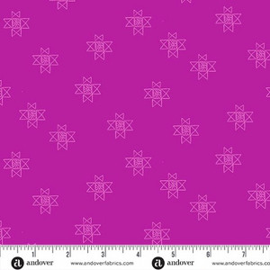Ohio Star in Fandango | Petals and Stitches by Stephanie Organes | per 10cm Ohio Star in Fandango | Petals and Stitches by Stephanie Organes | per 10cm