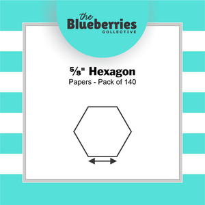 5/8" Hexagon Papers | Pack of 140