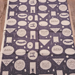 Insignia in Dark Navy | Sew Your Heart Out by Rae Ritchie | per 10cm