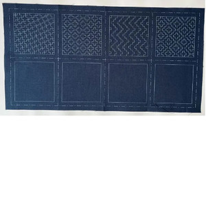 Sashiko Coaster Panel LC98913 | Cosmo Sashiko Coaster Panel LC98913 | Cosmo