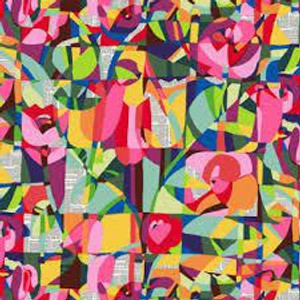 Abstract Floral in Multi | The Language of Color by Chelsea DesignWorks | per 10cm Abstract Floral in Multi | The Language of Color by Chelsea DesignWorks | per 10cm