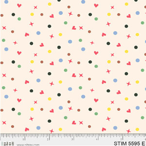 Happy Dot in Ecru | Story Time by Jill McDonald | per 10cm