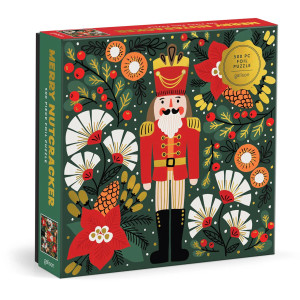 Merry Nutcracker | 500 Pc Foil Puzzle Merry Nutcracker | 500 Pc Foil Puzzle