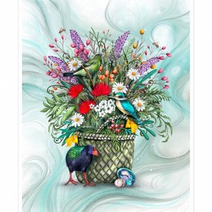 Basket & Blooms 90cm Panel | per panel