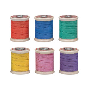 Vintage Cotton Reel Tins in assorted colours