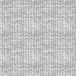 Pen & Petal Herringbone in White | Whistler Studios | Per 10cm