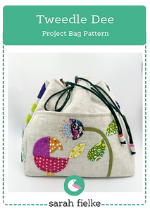 Tweedle Dee Drawstring Pouch Pattern by Sarah Fielke