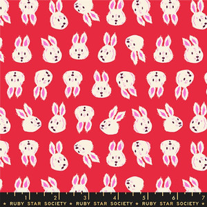 Rushing Rabbit in Ruby | Hello Alice by Ruby Star Society | per 10cm