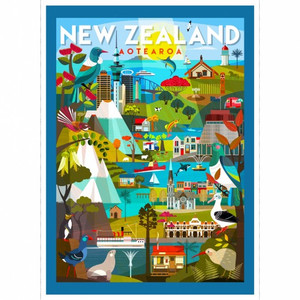 Kiwi Tour NZ Panel | Ellen Giggenbach | per 80 cm panel