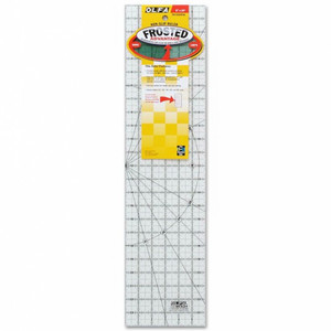 Olfa Ruler QR 6 x 24 inches | Frosted Non Slip