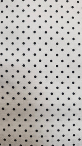 Black Pin Dot on White | per 10cm