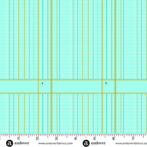 Ledger in Mint | Sunprint 2026 by Alison Glass | per 10cm