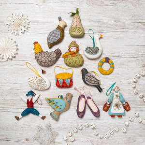 12 Days of Christmas Felt Embroidery Kit