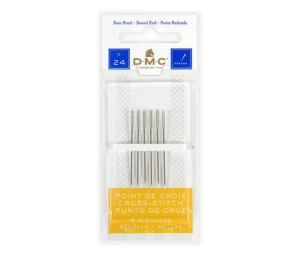 Hand Sewing: Cross Stitch | Size 24 | Pack of 6 | DMC