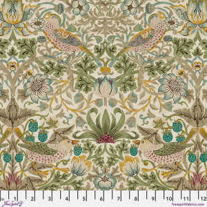 Strawberry Theif in Old Gold | Lodden by Morris & Co | per 10cm