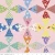 Toy chest 2 Pink Triangles | Penny Rose | per 50cm