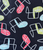 Black Lawn Chairs |  Michael Miller | per 10 cm