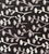 Blob Blob in Black | Copenhagen Prints | per 10cm