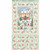 Country Christas Advent Panel in Teal | Makower Uk by Andover Fabrics