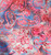 Indian Block Print Pink on Blues | Batik | per 10cm