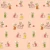 Country Mouse/City Mouse in Blush | Favorites by Heather Ross | per 10cm