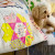 quilt and dog