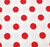 Red Spot on White | Jack and Lulu | per 10cm