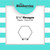 1 & 1/2" Hexagon Papers | Pack of 50