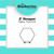 2" Hexagon Papers | Pack of 25