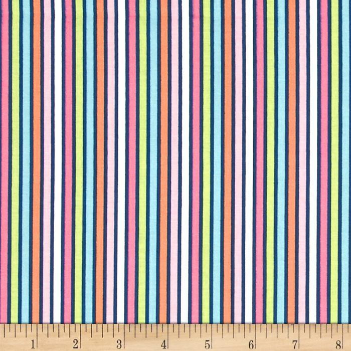Flutterberry multi Stripe | Riley Blake by Melly and Me | per 10cm