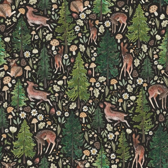 Deer Black in the Forest by Elena O'Neill | per 10cm