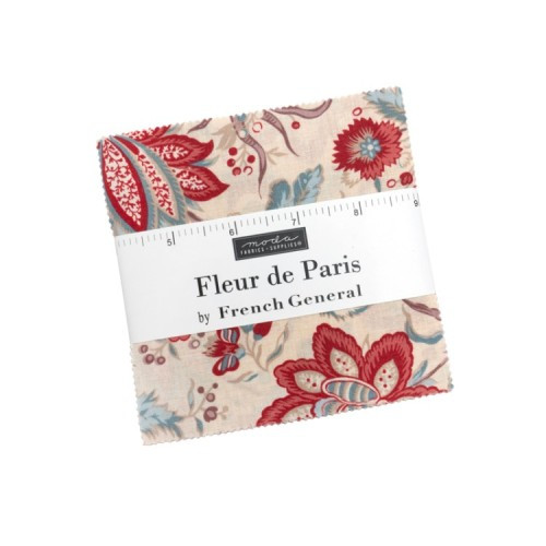 Fleur De Paris Charm Squares | French General by MODA