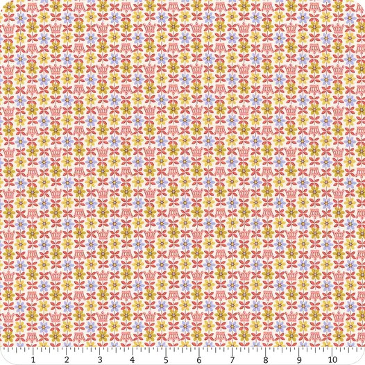 Royal Posies in Gold | Palace Gardens by Liberty Fabrics | per 10 cm