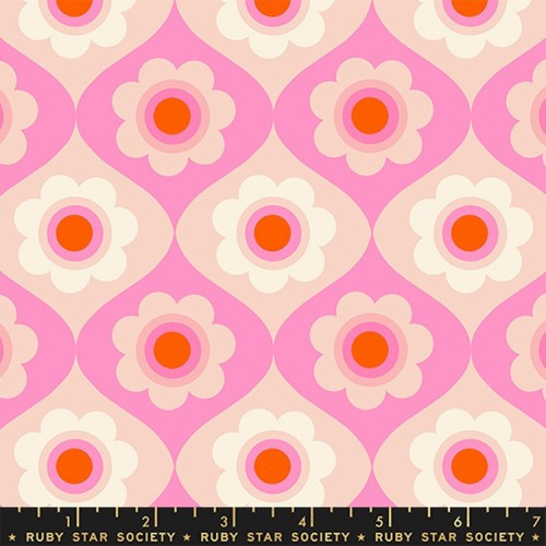 Trinketry Floral in Flamingo | Trinketry by Ruby Star Society | per 10 cm