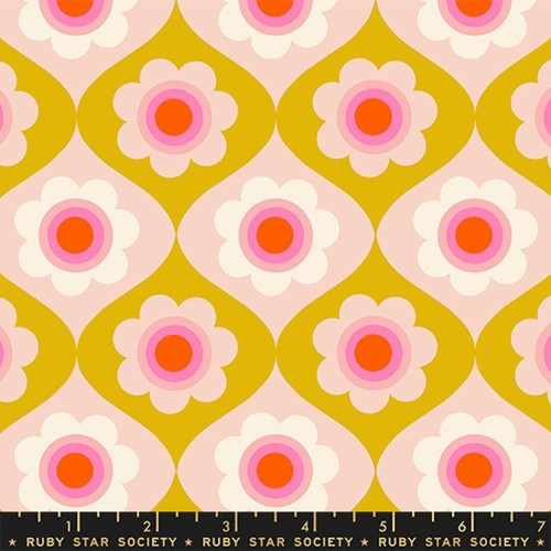 Trinketry Floral in Goldenrod | Trinketry by Ruby Star Society | per 10 cm
