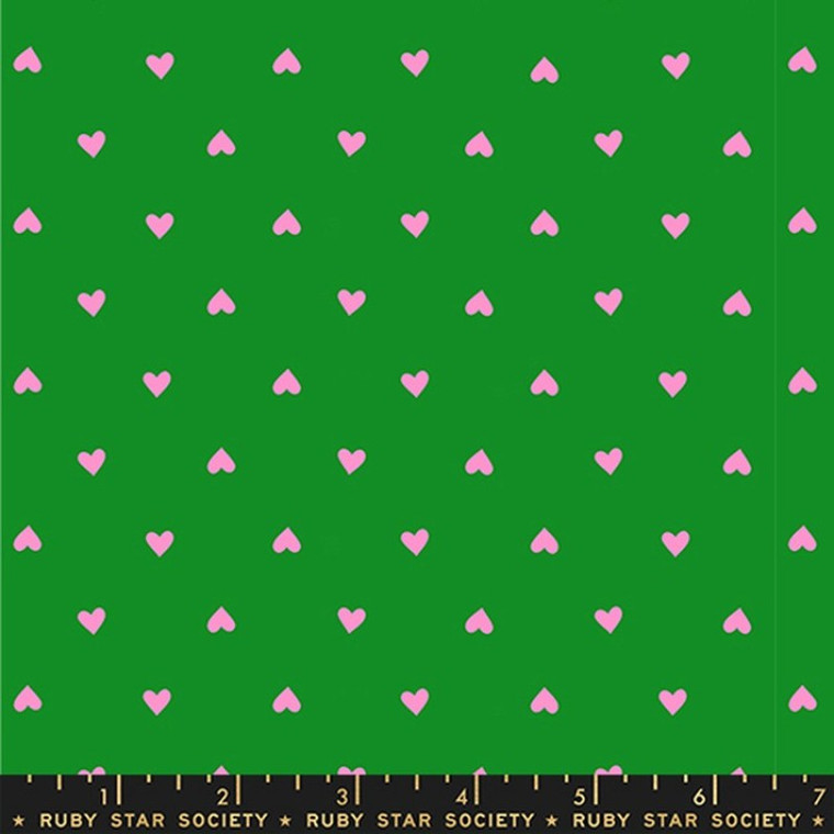 Hearts in Deep Verdant Neon | | Trinketry by Ruby Star Society | per 10 cm
